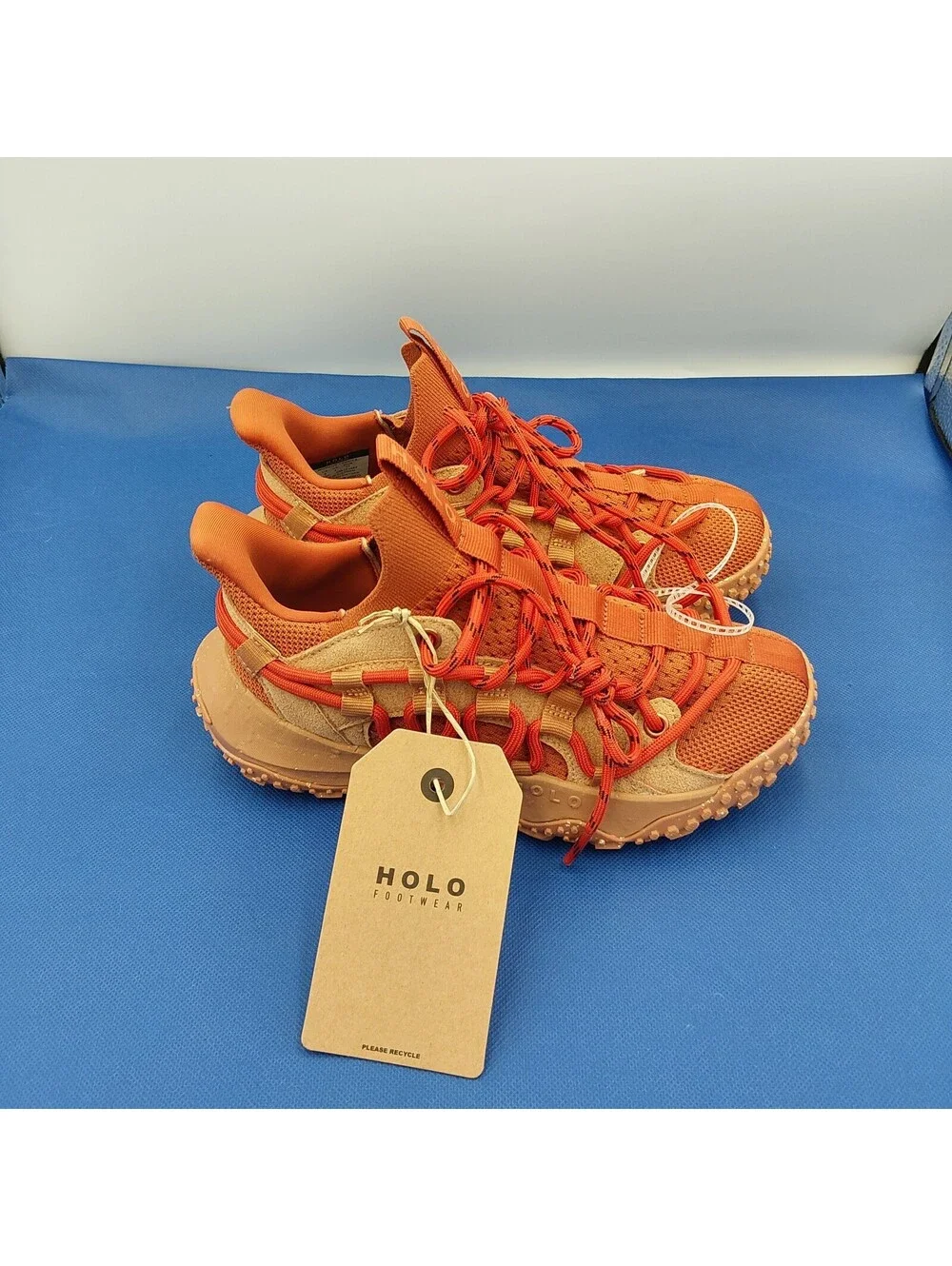 HOLO Footwear Women Zeus Terracotta Trail, Hiking Sneakers, Size 16, NWT, No Box